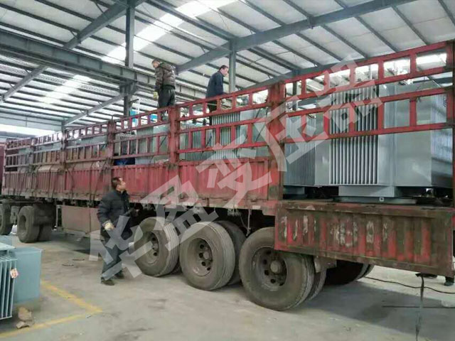 临汾非晶合金变压器发货现场